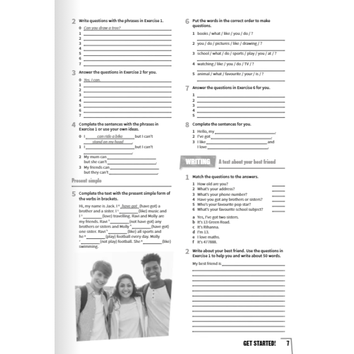 НУШ Робочий зошит Лінгвіст Prepare Ukrainian Edition Workbook Англійська мова 6 клас до підручника Д. Коста М. Вільямс