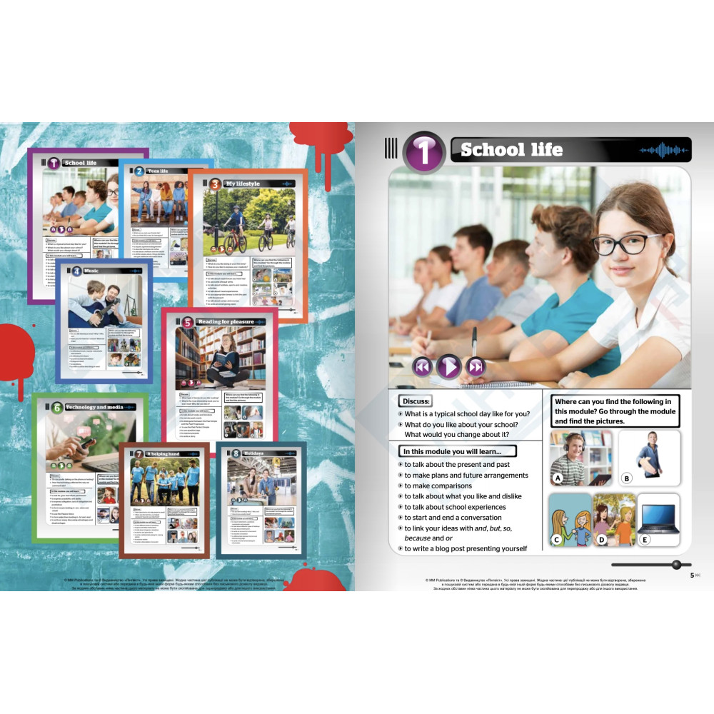 НУШ Підручник Лінгвіст Full Blast Plus for Ukraine 8 Student's book Англійська мова 8 клас Мітчелл Г.К. (тверда обкладинка) - 2025 рік НУШ Підручник Лінгвіст Full Blast Plus for Ukraine 8 Student's book Англійська мова 8 клас Мітчелл Г.К. (тверда обкладинка) - 2025 рік