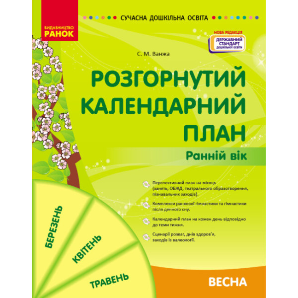 Сучасна дошкільна освіта Ранок Розгорнутий календарний план. ВЕСНА. Ранній вік. НОВА РЕДАКЦІЯ