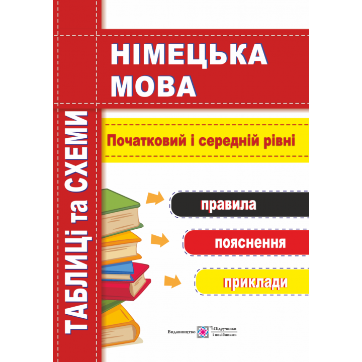 Таблиці та схеми Пiдручники i посiбники Німецька мова. Початковий і середній рівні