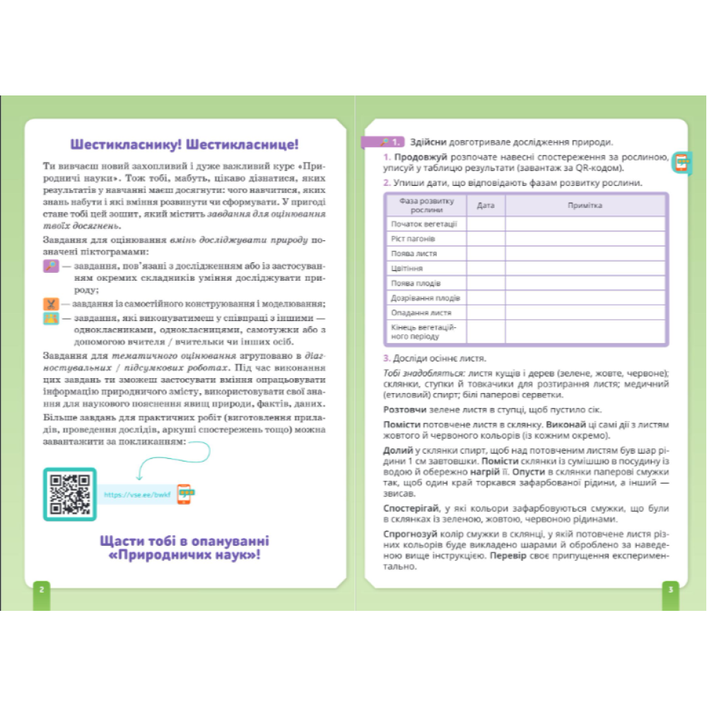 НУШ Зошит-практикум+діагностичні роботи Освіта Природничі науки 6 клас Засєкіна НУШ Зошит-практикум+діагностичні роботи Освіта Природничі науки 6 клас Засєкіна