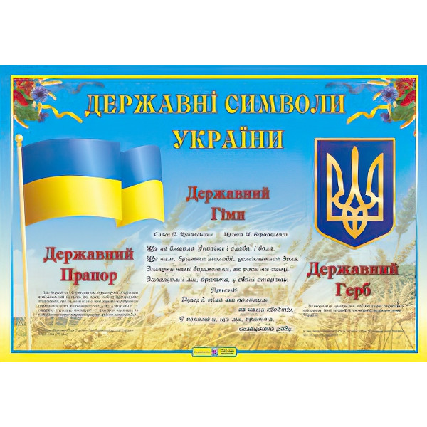 Плакат Державна символіка