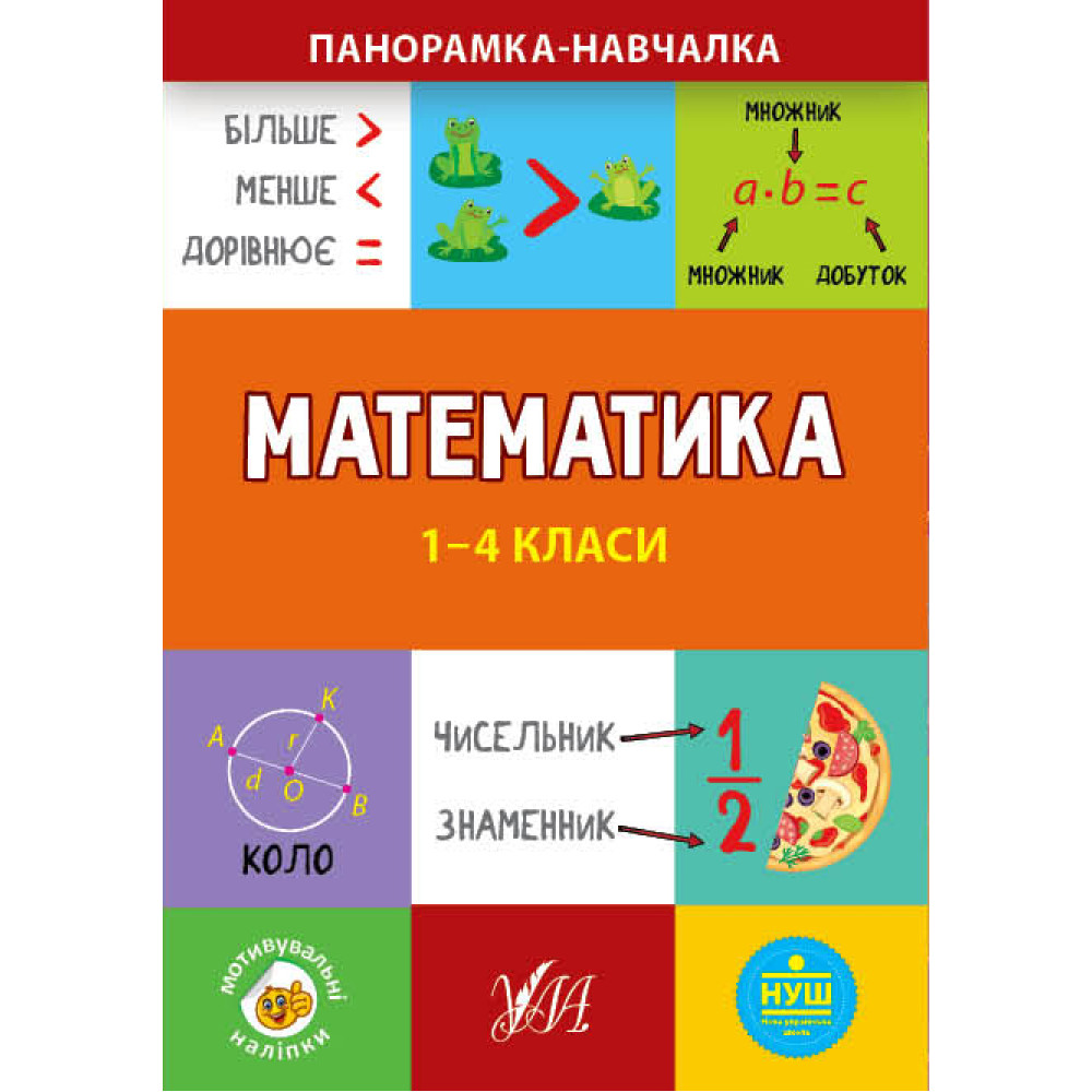 Панорамка навчалка УЛА Математика 1-4 класи Панорамка навчалка УЛА Математика 1-4 класи
