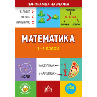 Панорамка навчалка УЛА Математика 1-4 класи