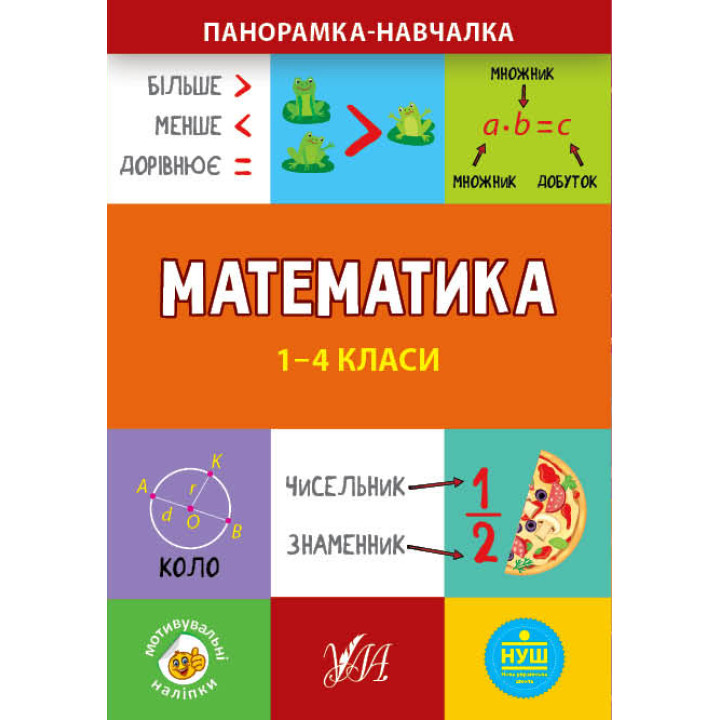 Панорамка навчалка УЛА Математика 1-4 класи
