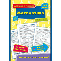 Довідник в таблицях. Математика 1-4 клас