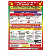 Плакат. Домедична допомога в разі зупинки дихання і припинення серцевої діяльності Ранок