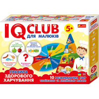IQ-club для малюків. Навчальні пазли. Розвага з навчанням. Здорове харчування Ранок Навчальні та розвиваючі ігри для дітей від 5-ти років