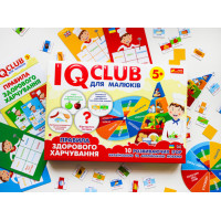 IQ-club для малюків. Навчальні пазли. Розвага з навчанням. Здорове харчування Ранок Навчальні та розвиваючі ігри для дітей від 5-ти років