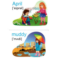 НУШ Набір карток англійською мовою Підручники і посібники English: flashcards. Seasons. Weather Пори року. Погода