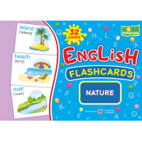 НУШ Набір карток англійською мовою Підручники і посібники English: flashcards. Nature Природа