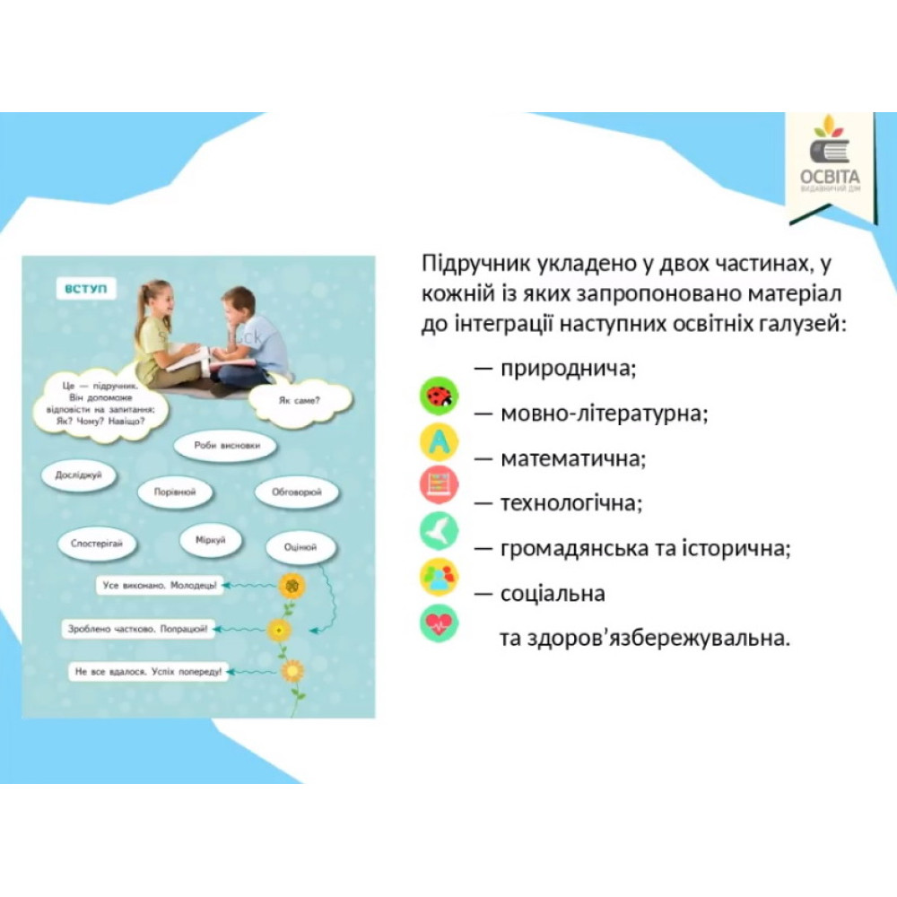 НУШ. Я досліджую світ 1 клас. Підручник частина 2 (Вашуленко) НУШ. Я досліджую світ 1 клас. Підручник частина 2 (Вашуленко)