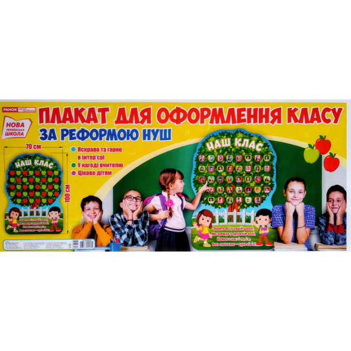 НУШ. Плакат-стенд для оформлення класу: Наш клас
