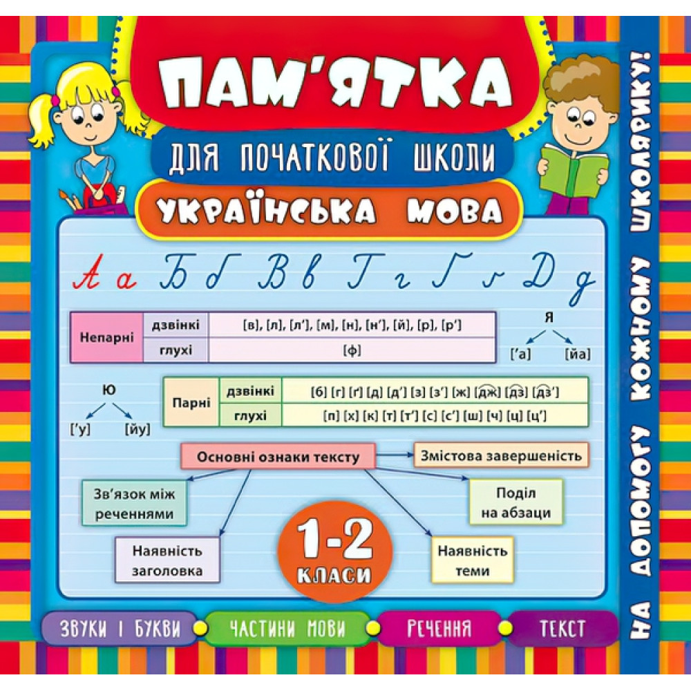 Українська мова 1-2 класи. Довідник школяра Українська мова 1-2 класи. Довідник школяра