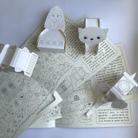 3D книжка-конструктор. Принцеса
