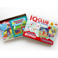 IQ-club для малюків. Навчальні пазли. Вивчаємо форми Ранок Навчальні та розвиваючі ігри для дітей від 3-х років