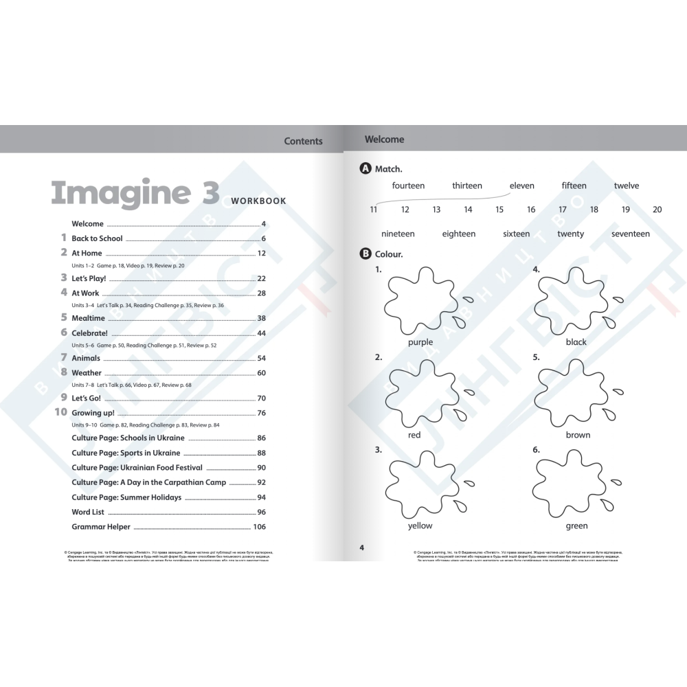 НУШ Робочий зошит Лінгвіст Imagine for Ukraine 3 Workbook Англійська мова 3 клас (К. Білсборо, С. Білсборо)