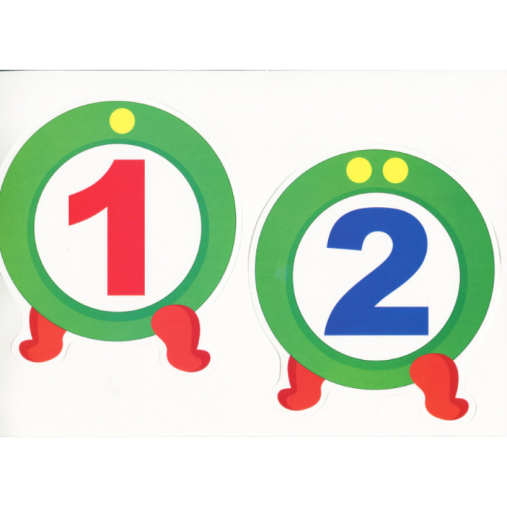 НУШ. Набір для оформлення інтер'єру. Весела гусениця. Вивчаємо числа від 1 до 10
