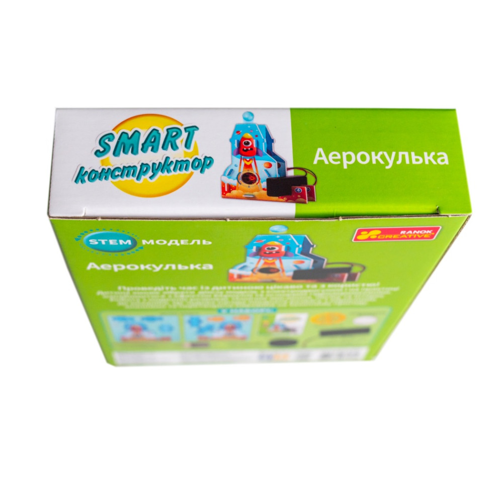SMART конструктор "Аерокулька" Ранок-Креатив Вивчаємо гідроаеромеханіку та ефект Бернуллі від 8 років