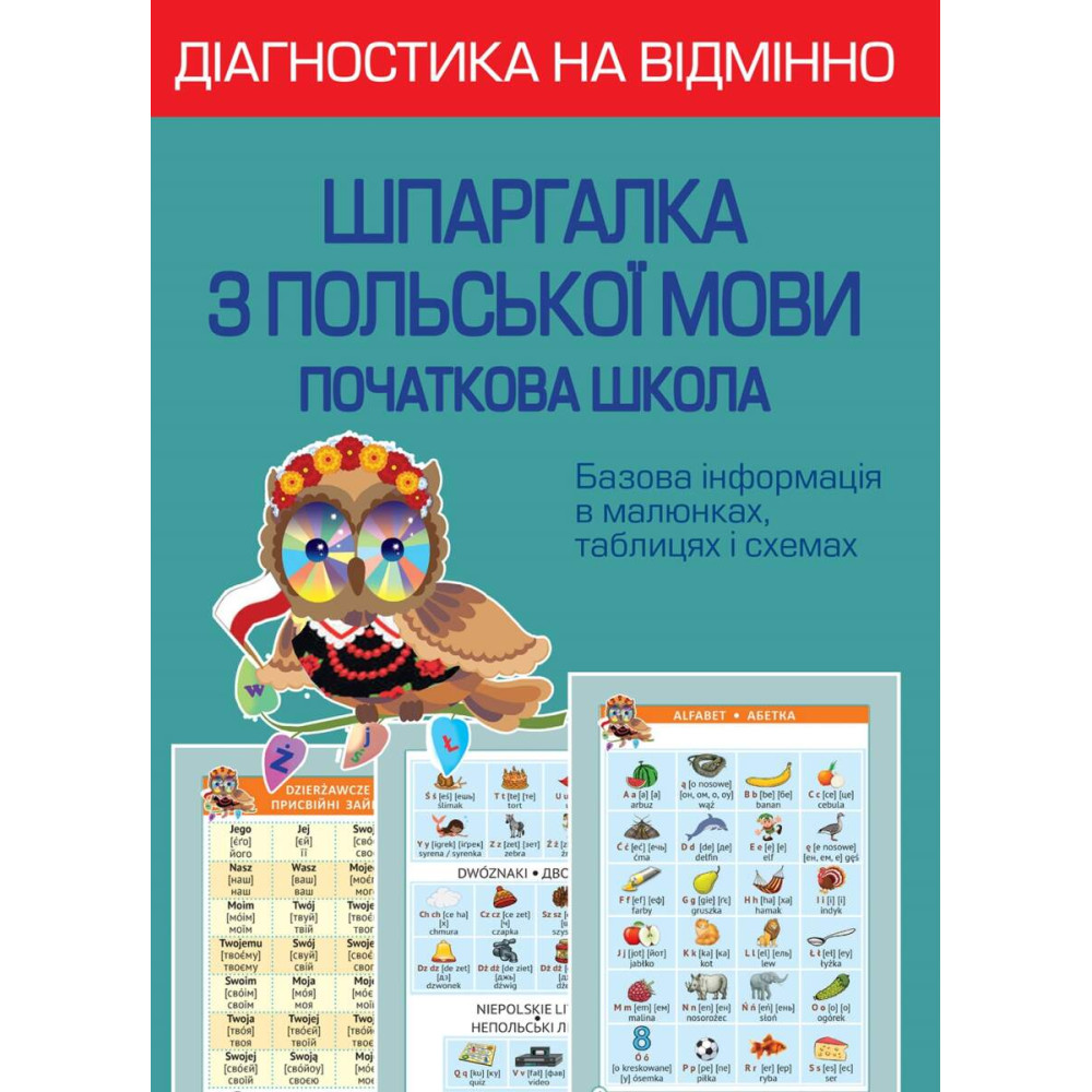 НУШ Діагностика на відмінно Весна Шпаргалка з польської мови 1-4 клас Початкова школа Копко М. С. НУШ Діагностика на відмінно Весна Шпаргалка з польської мови 1-4 клас Початкова школа Копко М. С.