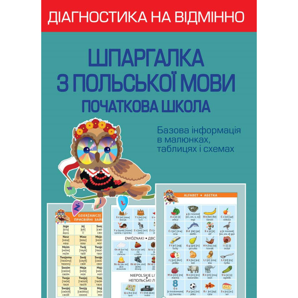 НУШ Діагностика на відмінно Весна Шпаргалка з польської мови 1-4 клас Початкова школа Копко М. С.