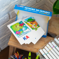 Вчимося читати вдома та в дитячому садку Ранок Читаємо по складах (рівень 2) для дітей 4-6 років