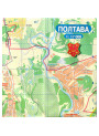 План міста Полтава карта 1:17 000