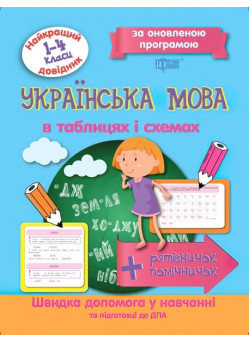 Найкращий довідник Українська мова в таблицях та схемах 1-4 класи