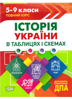 Таблиці та схеми Торсінг Історія України у таблицях 5-9 класи