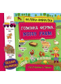 Книга з наліпками УЛА Гомінка ферма Noisy Farm Наліпки-навчалки