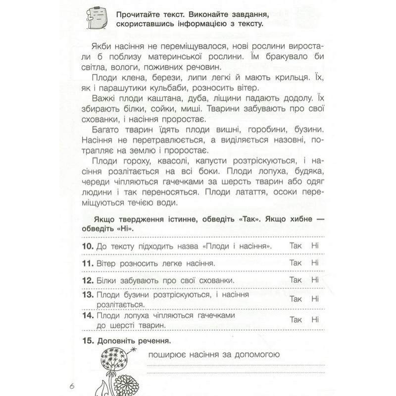 НУШ Діагностичні роботи для підсумкового оцінювання Літера Я досліджую світ 2 клас Іщенко Сіменик