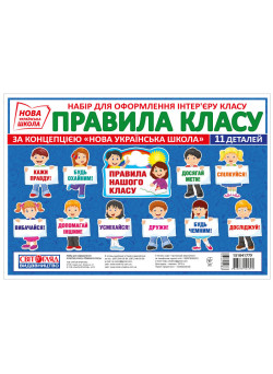 НУШ Набір карток Правила класу Світогляд