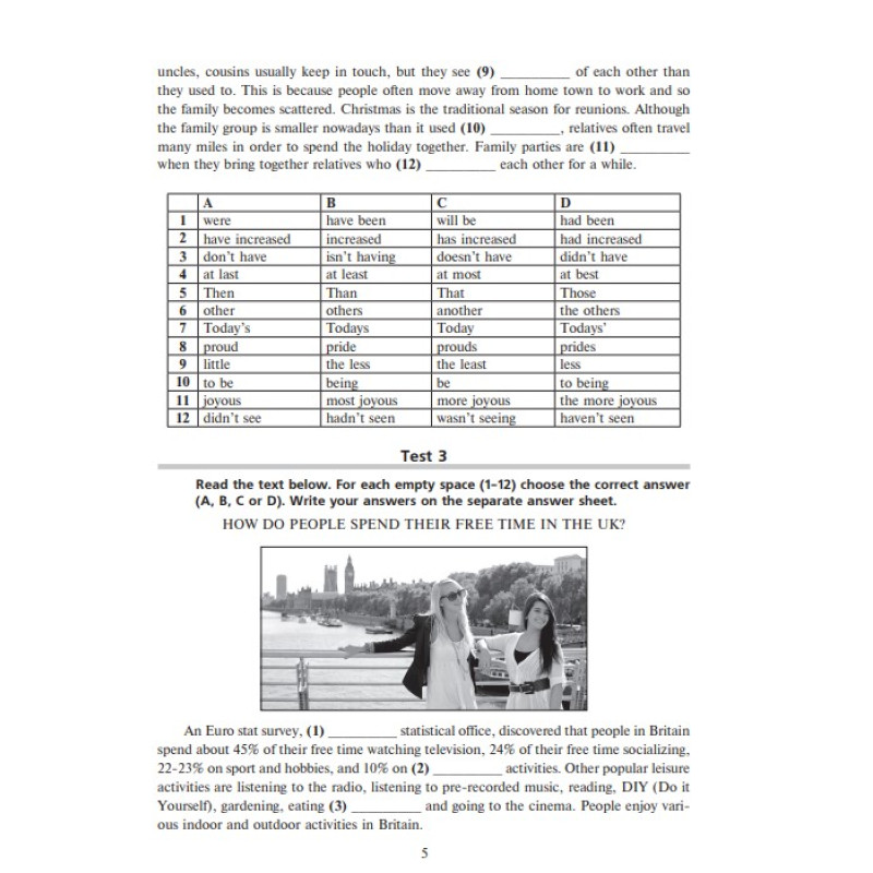 Підготовка до ЗНО Богдан English Exam Focus. Tests. Тестові завдання з відповідями 7-11 клас