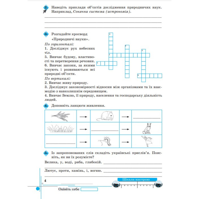 НУШ Робочий зошит Астон Пізнаємо природу 6 клас Мідак, Кокар