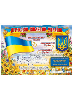 Плакат Державні символи України Ранок
