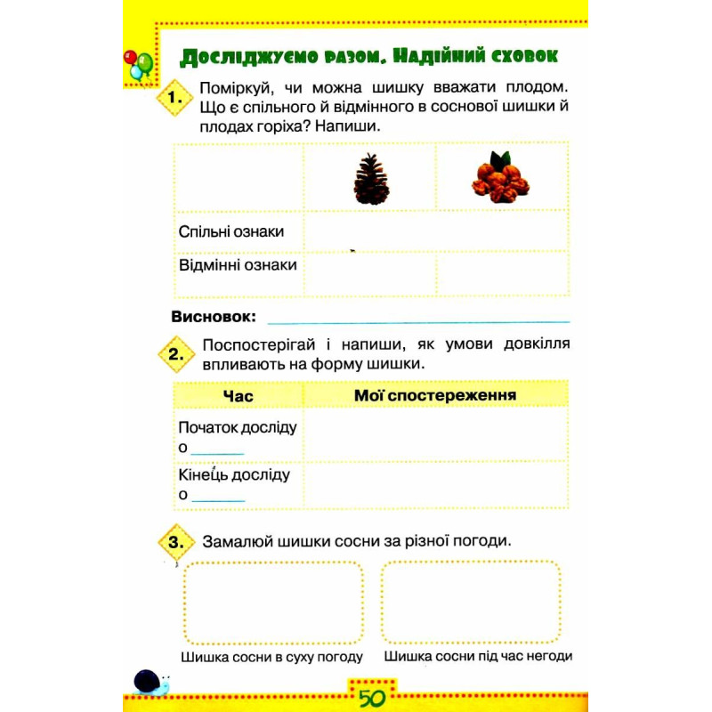 НУШ Робочий зошит Оріон Я досліджую світ 3 клас Частина 2 Глухенька до підручника Волощенко