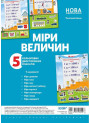НУШ. Комплект плакатів: Міри величин