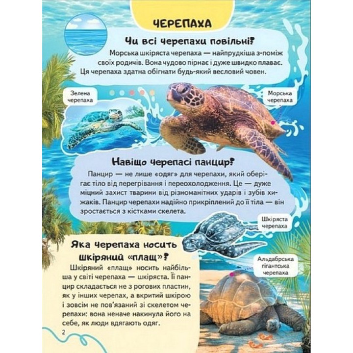 Енциклопедія. Тварини водного світу — дитяча енциклопедія про морських тварин
