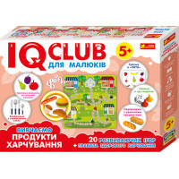 IQ-club для малюків. Навчальні пазли. Вивчаємо продукти харчування Ранок Навчальні та розвиваючі ігри для дітей від 5-ти років