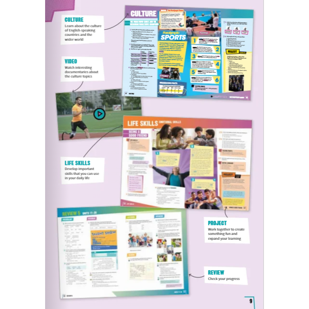НУШ Підручник Лінгвіст Prepare Ukrainian Edition Student's book Англійська мова 6 клас Д. Коста М. Вільямс (тверда обкладинка)