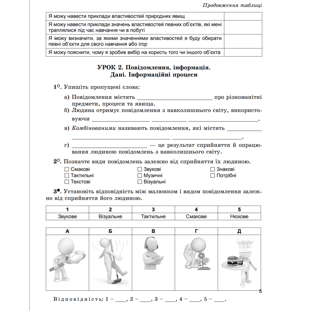 НУШ Робочий зошит Генеза Інформатика 5 клас Ривкінд Й. НУШ Робочий зошит Генеза Інформатика 5 клас Ривкінд Й.