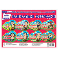 НУШ Навчальні осередки. Набір для оформлення інтер'єру класу. Ранок