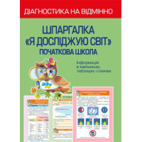 НУШ Діагностика на відмінно Весна Шпаргалка Я досліджую світ Початкова школа 1-4 клас