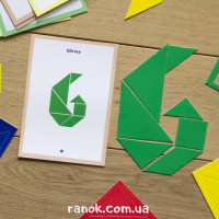 Головоломка Танграм Вивчаємо цифри Ранок Навчальні та розвиваючі ігри для дітей від 4-х років