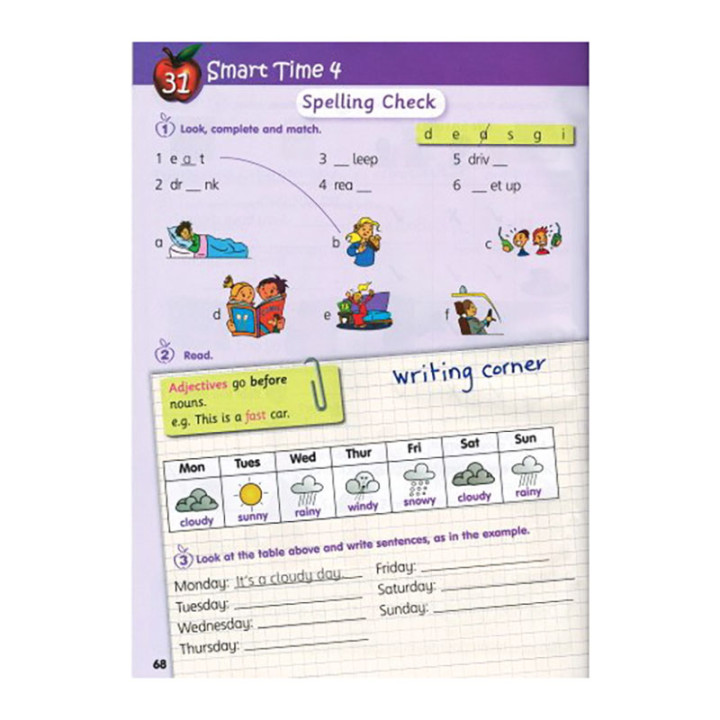 НУШ Smart Book for Ukraine 3 Student's Book Grammar and Vocabulary Лінгвіст Мітчелл