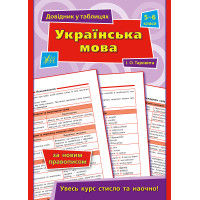 Довідник у таблицях УЛА Українська мова. 5–6 класи