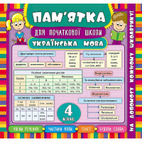 Українська мова 4 клас. Довідник школяра