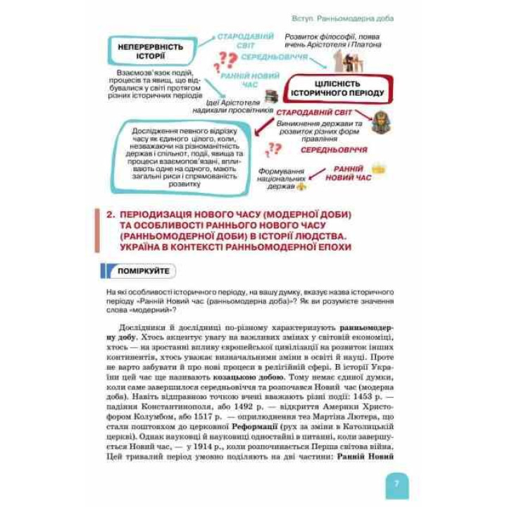НУШ Підручник Освіта Всесвітня історія 8 клас Пометун Олена (2025 рік)