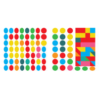 Логічна мозаїка Торсінг Мозаїка з наліпками Ведмідь