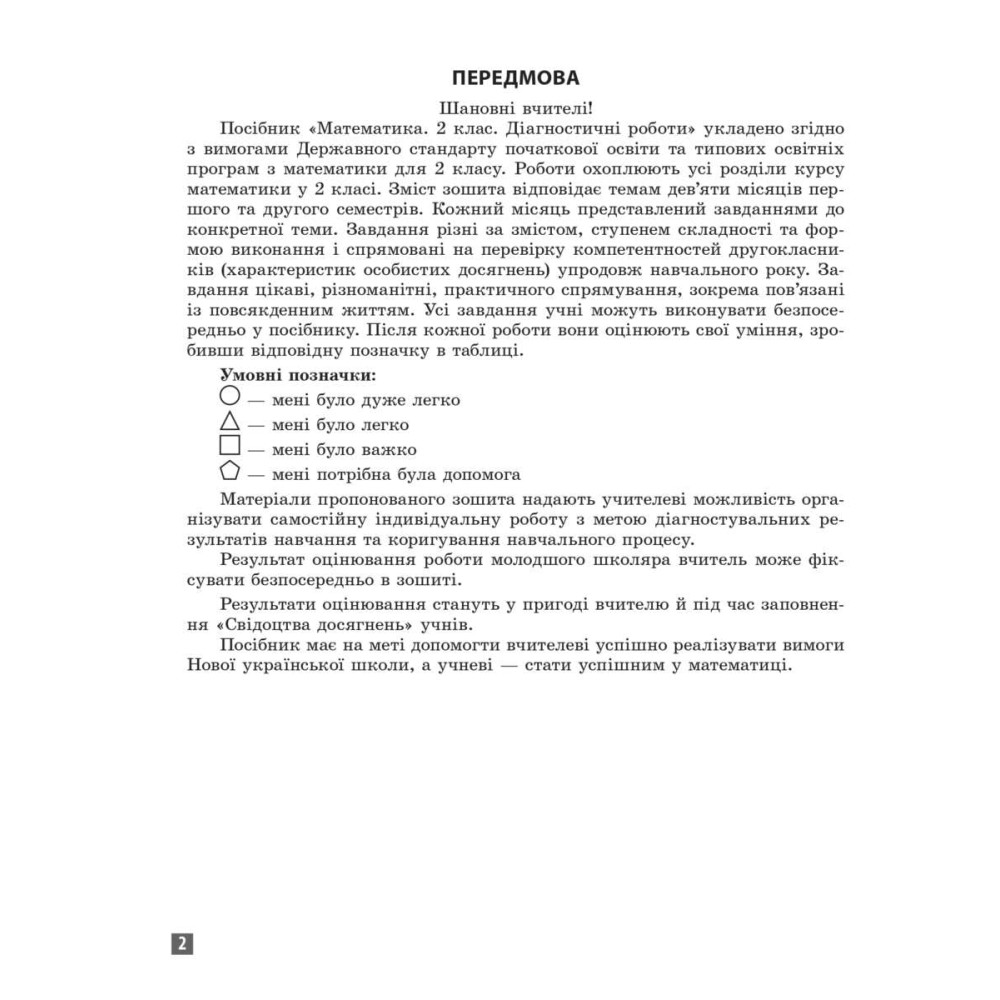 НУШ Діагностувальні роботи Весна Математика 2 клас до програм Савченко Шияна НУШ Діагностувальні роботи Весна Математика 2 клас до програм Савченко Шияна
